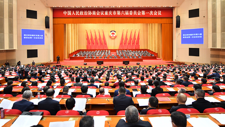 重慶市政協六屆一次會議閉幕